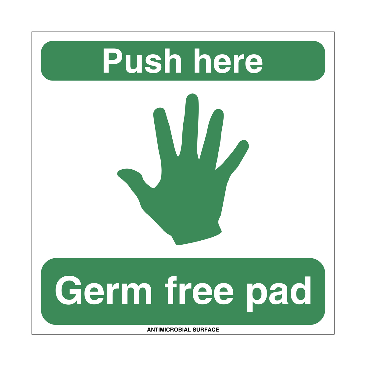 Germ Free Pads 290x290mm First Display Signs & Graphics