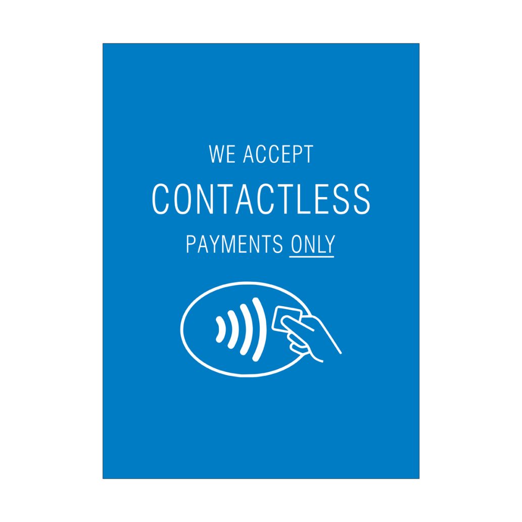 Adhesive Sticker Contactless A4