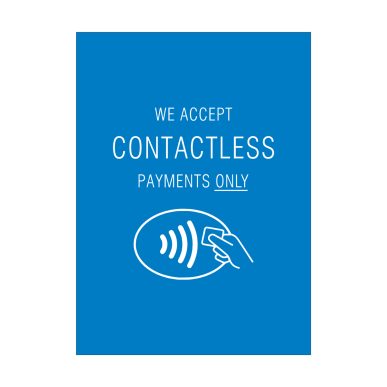 Adhesive Sticker Contactless A4