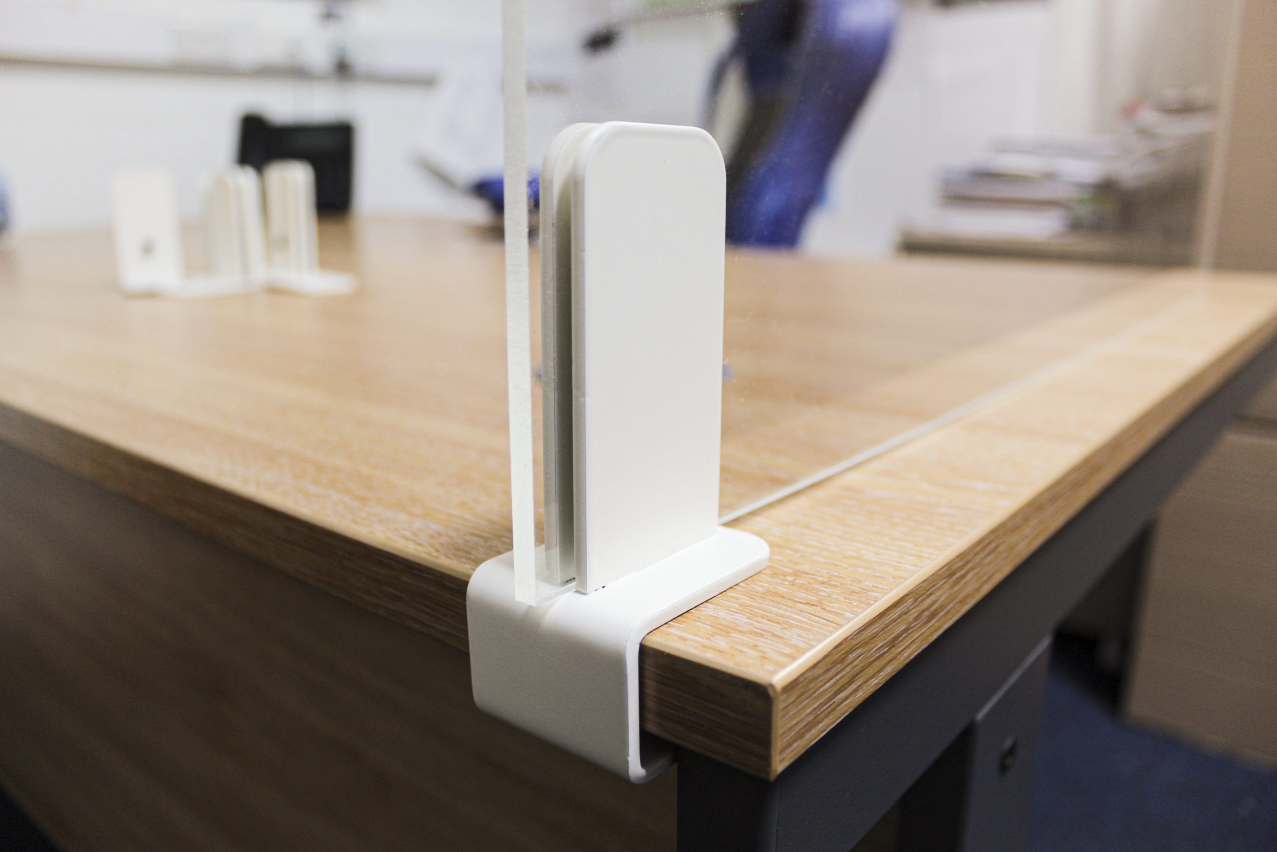 Desk Divider Brackets For Screens First Display Signs & Graphics