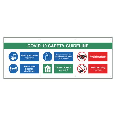 Outdoor Banner Covid 19 Safety