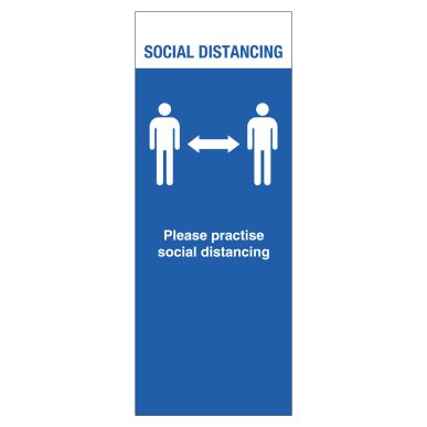 Roller Banner Social distancing
