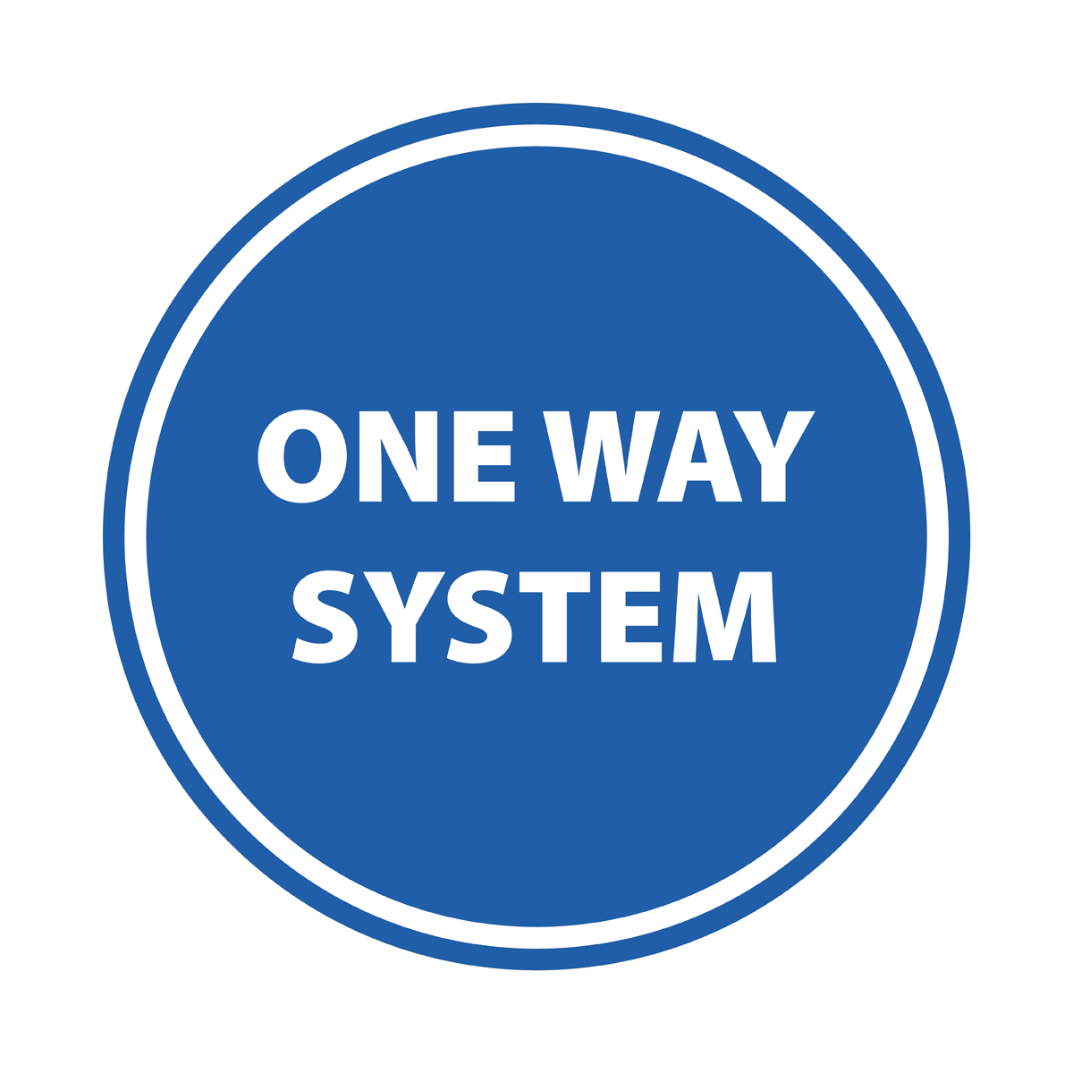 One Way System Blue 5mm Foamboard First Display Signs & Graphics