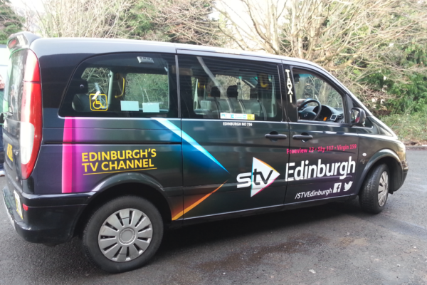 Superside taxi ad
