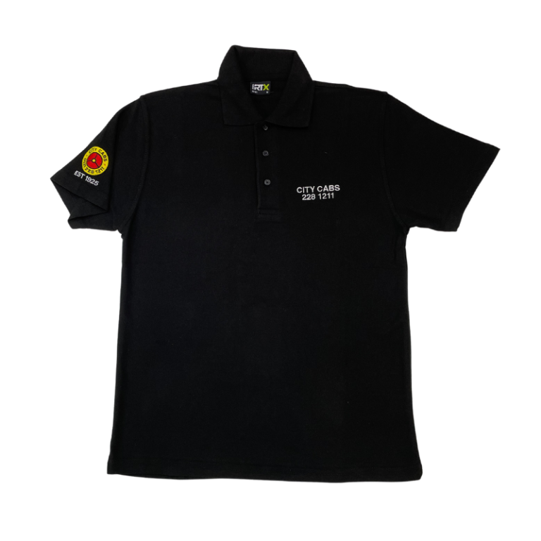 Standard Polo Shirt - Central Taxis / City Cabs Taxi Uniform - First ...