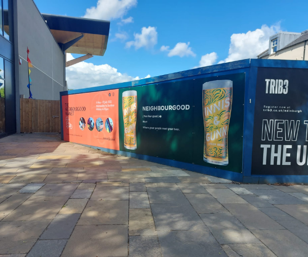 Custom Site Hoarding Boards Printing 2022 First Display