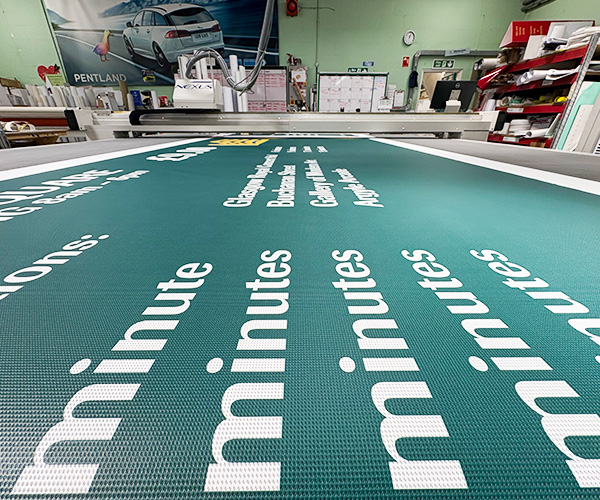 Custom printed Mesh banner